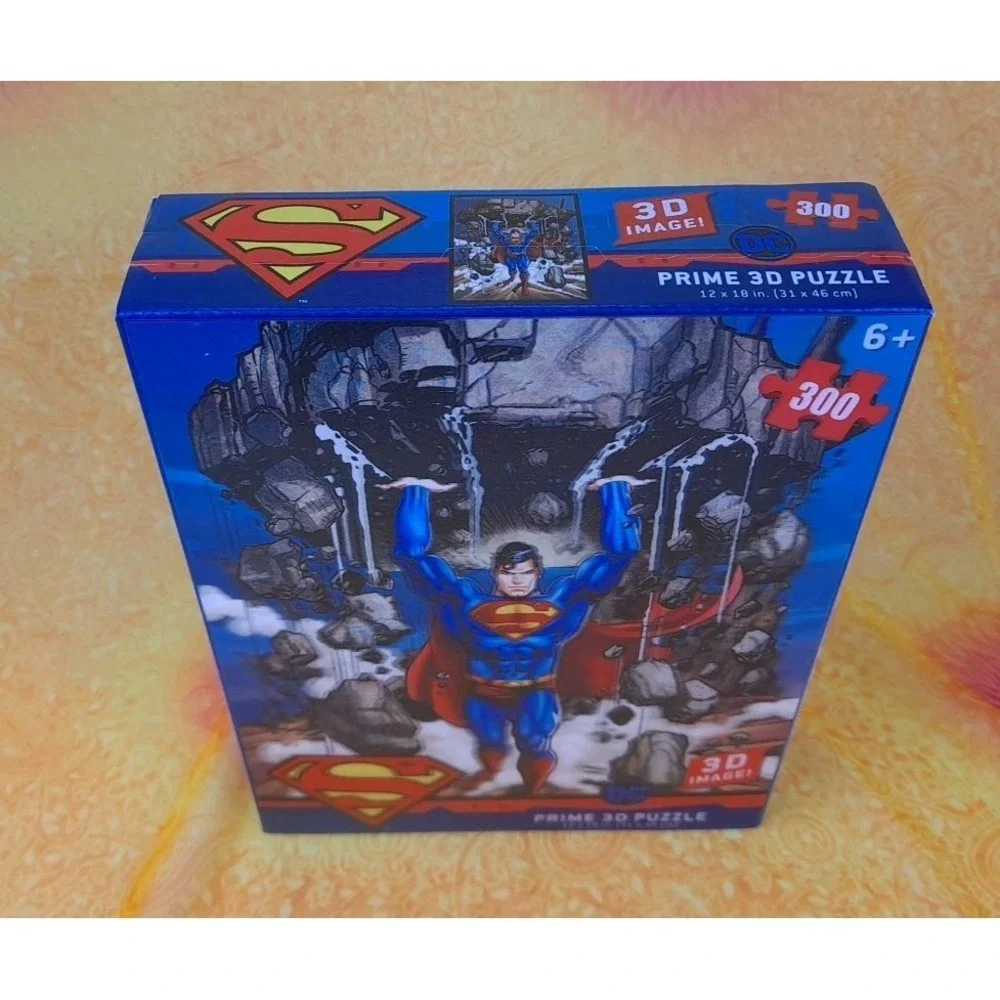 Superman DC Comics Prime‎ 3D Puzzle Jigsaw 300 Pieces The Man Of Steel 12x18